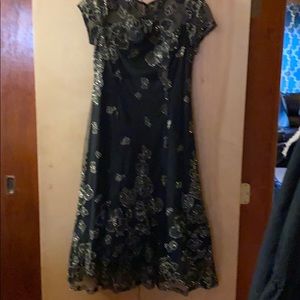 Evening dress mid to ankle length size 8